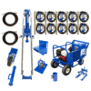 H10000 Package (wf) with wheel Complete Hydraulic Starter 10 Pack